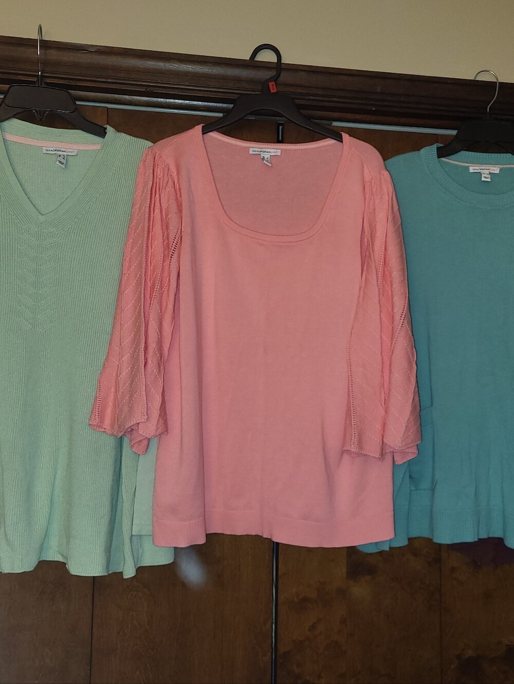 Lot of 5 Women's Size Large QVC Tops (Kim Gravel & Isaac Mizrahi)